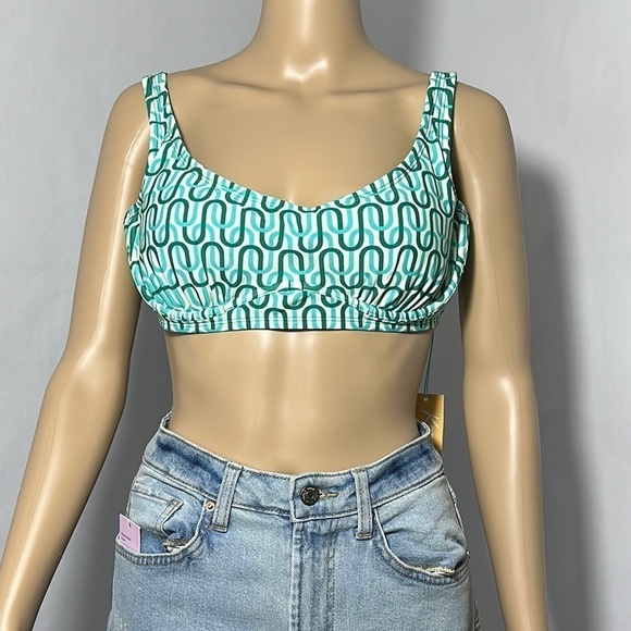Kona Sol Other - Kona Sol Bikini Top Green Pattern Under Wire (45PYE5)